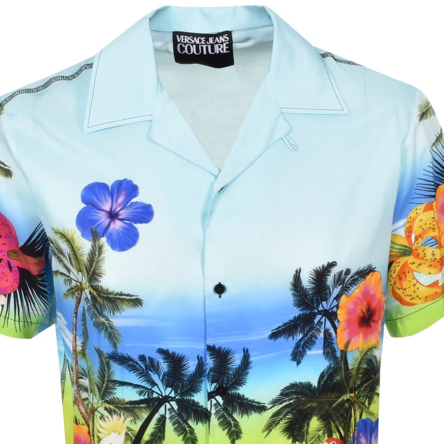 Alternative Image for ProductVersace Jeans Couture Short Sleeved Shirt Blue2